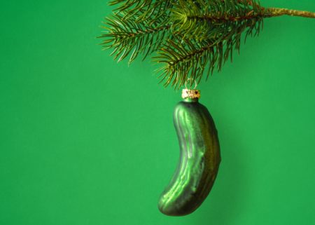 green Pickle Ornament